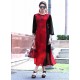 Awesome Red Printed Party Wear Kurti