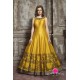Splendid Yellow Malbari Pure Handwork Anarkali Salwar Suit