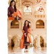 Maroon Georgette Designer Churidar Salwar Suit