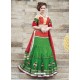 Splendid Green Embroidered Lehenga Choli