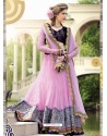 Heavy Border Pink Embroidered Lehenga Choli