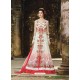 Amazing Red Net Floor Length Anarkali Suit