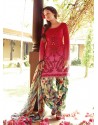 Red Resham Work Punjabi Patiala Suit