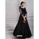 Ordinary Black Designer Tapeta Silk Floor Length Anarkali Suit