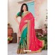 Unique Green Georgette Chiffon Saree