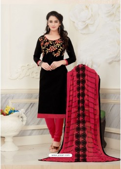 Stylish Black Embroidered Suit