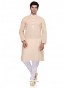 Beige Festival Wear Kurta Pajama