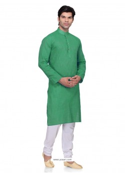 Simple Look Green Kurta Pajama