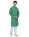 Simple Look Green Kurta Pajama