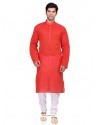 Superb Daily Wear Orange Kurta Pajama