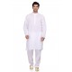 Classic White Cotton Kurta Pajama