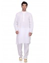 Classic White Cotton Kurta Pajama