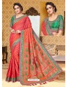 Traditional Pink Uppada Silk Saree