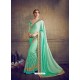 Traditional Moss Chiffon Sea Green Saree