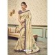 Adorable Beige Silk Saree