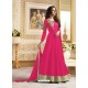 Designer Pink Silk Embroidered Suit