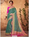 Green Patola Silk Designer Saree