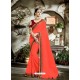 Marvelous Peach Embroidered Saree