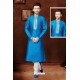 Stylish Blue Silk Kurta Pajama