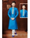 Stylish Blue Silk Kurta Pajama