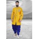 Superb Designer Yellow Silk Sherwani