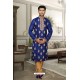 Royal Blue Plain Silk Kurta Pajama