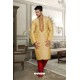 Yellow Dupion Kurta Pajama