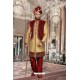 Desirable Golden Jharna Sherwani