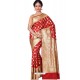 Superb Designer Red Banarasi Silk Saree