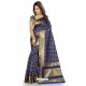 Lovely Royal Blue Kanjivaram Silk Saree