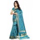Dazzling Blue Kanjivaram Silk Saree