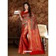 Perfect Red Patola Silk Saree