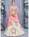 Heavy Designer Off White Lehenga Choli