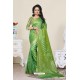 Feminine Green Banarasi Silk Saree