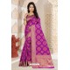 Desirable Purple Silk Saree