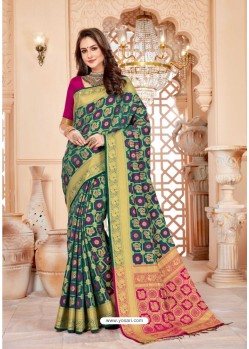 Pleasing Multi Colour Art Silk Saree