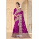 Fabulous Purple Zoya Art Silk Saree
