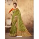 Glamorous Green Silk Saree
