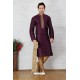 Charming Deep Scarlet Silk Kurta Pajama