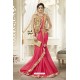 Enhanting Dark Peach Georgette Saree