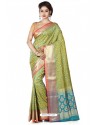 Lustrous Multi Colour Banarasi Silk Saree
