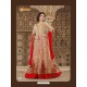 Golden Embroidered Floor Length Suit