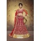 Exceptional Red Embroidered Lehenga Choli