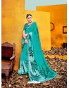 Mind Blowing Turquoise Weight Less Casual Saree