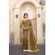 Spectacular Yellow Banarasi Silk Saree