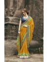 Lovely Mustard Munga Silk Saree