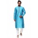 Lovely Firozi Silk Kurta Pajama