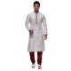 Radiant White Silk Kurta Pajama