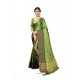 Magnificent Green Poly Silk Saree