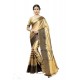 Modern Golden Poly Silk Saree